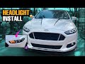 Installing MUSTANG Style Headlights on my Ford Fusion!