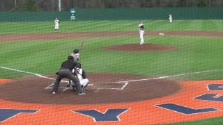 James Batton pitching for UT Tyler vs Centenary, 1st inning