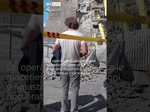 Video Roma, doppio crollo alla Torre dei Conti: operai coinvolti