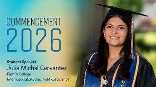 Julia Michal Cervantez: UC San Diego Commencement 2026 Student Speaker