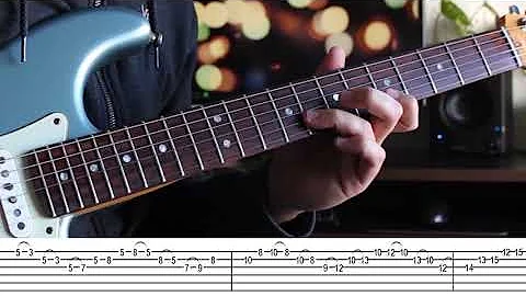 Minor Pentatonic Scale - Horizontal Pattern - Key: Am