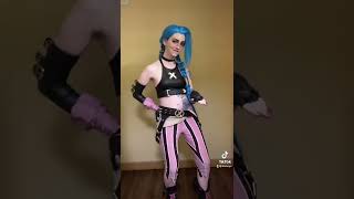 Here we go! Did the dance! | Jinx Arcane League of Legends cosplay