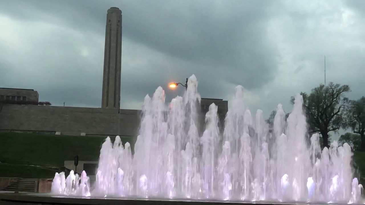 Fountain by Union Station Kansas City YouTube