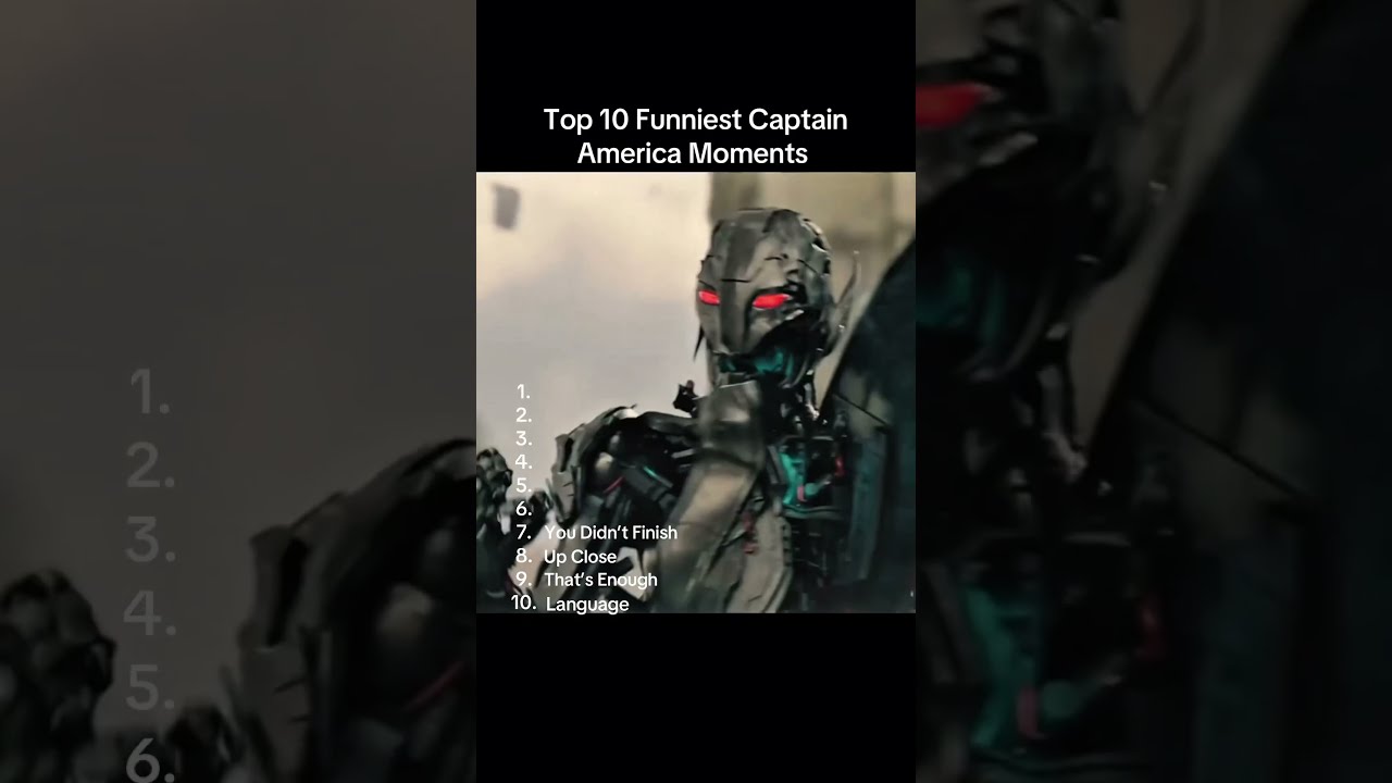 Top 10 Funniest Captain America Moments AHunterCharactersLong Marvel MCU Avengers Comedy