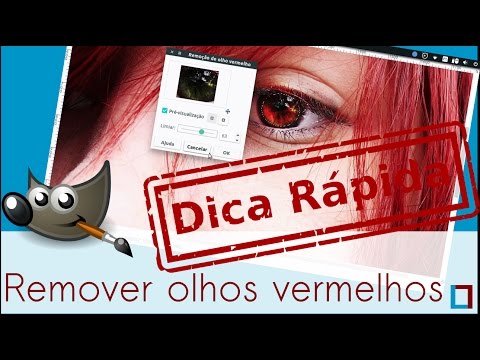 Remoção de olhos vermelhos em fotos com o Gimp