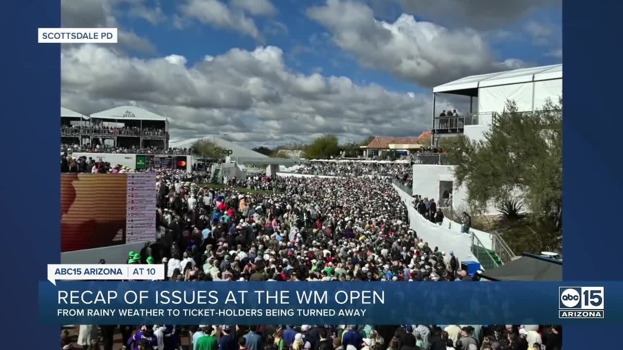 Overcrowded 大混雑 CF Recap of issues at the 2024 WM Phoenix Open - YouTube