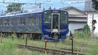 SR1系・115系豊野駅到着＆発車　part5