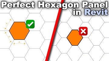 Perfect Hexagon Panel in Revit Tutorial