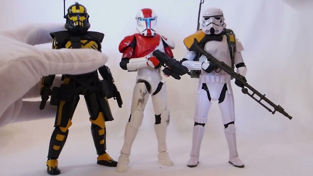 Hasbro Star Wars Republic Commando RC 1138 Boss Figure Review - YouTube