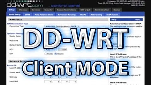 DD-WRT Client Mode Setup