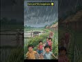 Monsoon Magic: 90s Village Childhood | rainy season and happiness #animeaesthetic #nostalgia #shorts