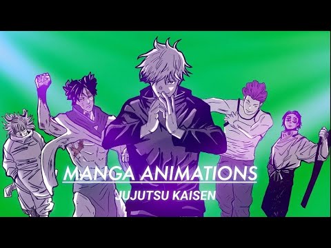 JJK SORCERERS – Manga Animation (Green Screen) | Jujutsu Kaisen