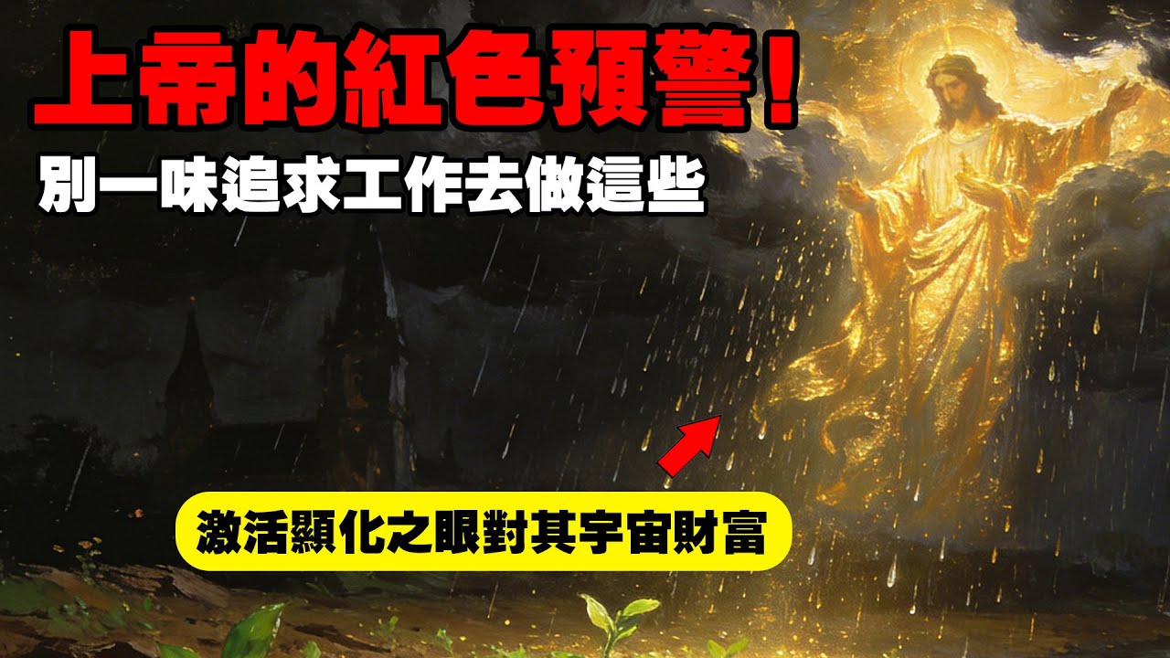 【🔔天選之人】緊急叫停！如果你正為了生活感到窒息，快看這段視頻！🚨 上帝正在幫你“神聖止損”，這是上帝給你的紅色警報！停止廉價勞動，激活你體內的“顯化之眼”，瞬間對齊全宇宙財富！