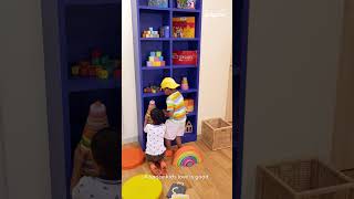 Interactive games - wall-based Snakes & Ladders, Magnetic Memory Panels at Pop-A-Puddle.