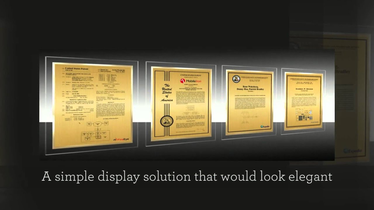 AirLucite ® Patent Plaque Collection