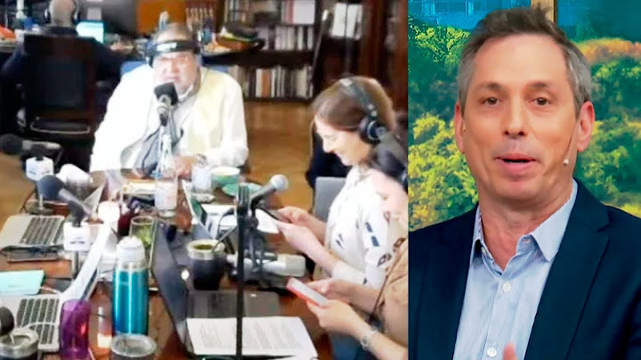 JORGE LANATA VOLVIÓ A LA RADIO: LA PRIMERA IMAGEN, DE ALTA, TRAS 25 DÍAS DE INTERNACIÓN