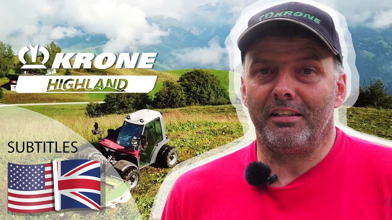 KRONE Highland in the Swiss Alps – the mountaineers among agricultural machines