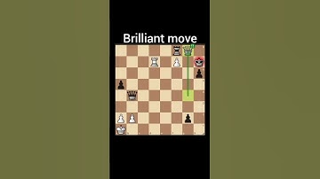 Brilliant move#chess #chessmaster #chesslover #chesslife #chesspuzzle #checkmate #chesstime