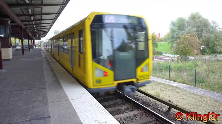 U-Bahn Berlin - Ein- & Ausfahrt H-Zug Cottbusser Platz U5