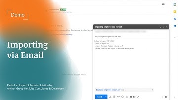 Scheduled CSV Importer Demo | Import to NetSuite via Email