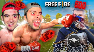 EL RETO SÓLO A PUÑOS y TELARAÑAS! FREE FIRE - Antronixg