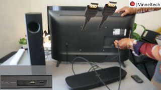 How to Connect Panasonic Soundbar To TV With HDMI ARC