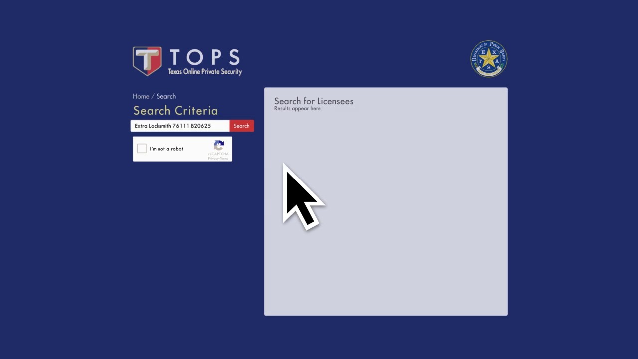 How To Search For A Locksmiths License In Texas Extra Locksmith