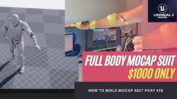 Full body mocap suit schematic design with cost | Build it within $1000 only and play it in Unreal