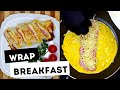 Perfect Wrap Sandwich with Lavash Bread - Quick Breakfast recipe.