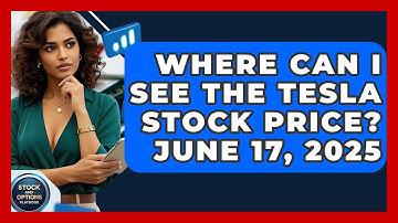 Where Can I See the Tesla Stock Price? June 17, 2025 | Stock and Options Playbook