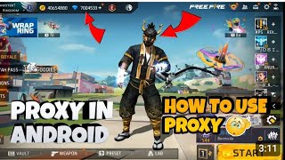 Xmodz Proxy How to Use in Android tutorial Video|How to Get Proxy in Free|Free Fire Proxy Server🥶