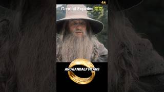 Gandalf Explains the meaning of his name #lotr #gandalf #wizard #middleearth #bilbo #explained #yt