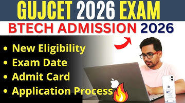 GUJCET 2026 Form Fill Up Started! | Registration, Exam Date, Eligibility & Syllabus Full Details 🔥