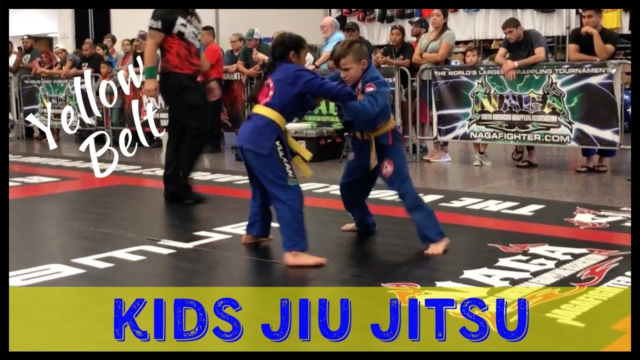 Kids Jiu Jitsu Yellow Belt Match YouTube