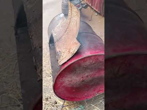 عمل فرن بلدي من برميل قديم روعه هيوفر عليك كتير من مصاريف الغاز 01064490077