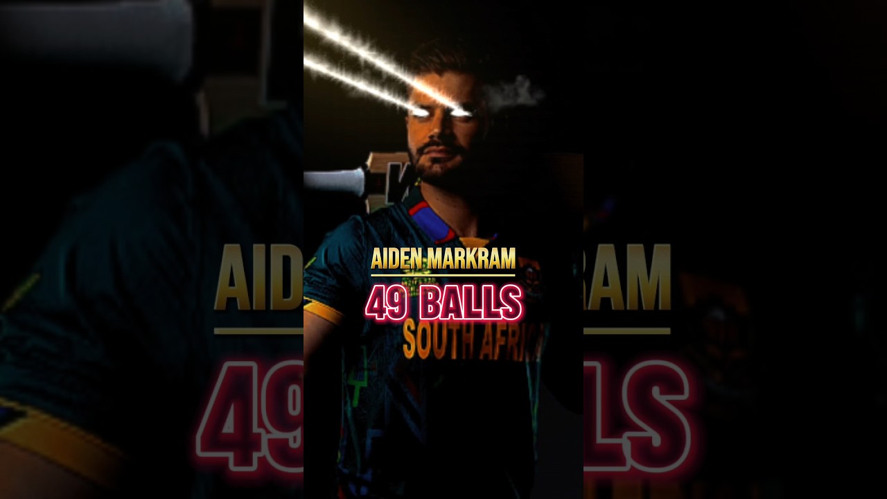 Aiden Markram 😱49 Balls Hundred 