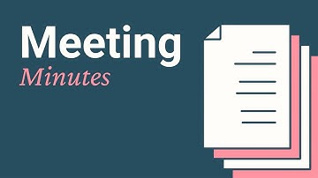 Meeting Minutes Video Template (Editable)