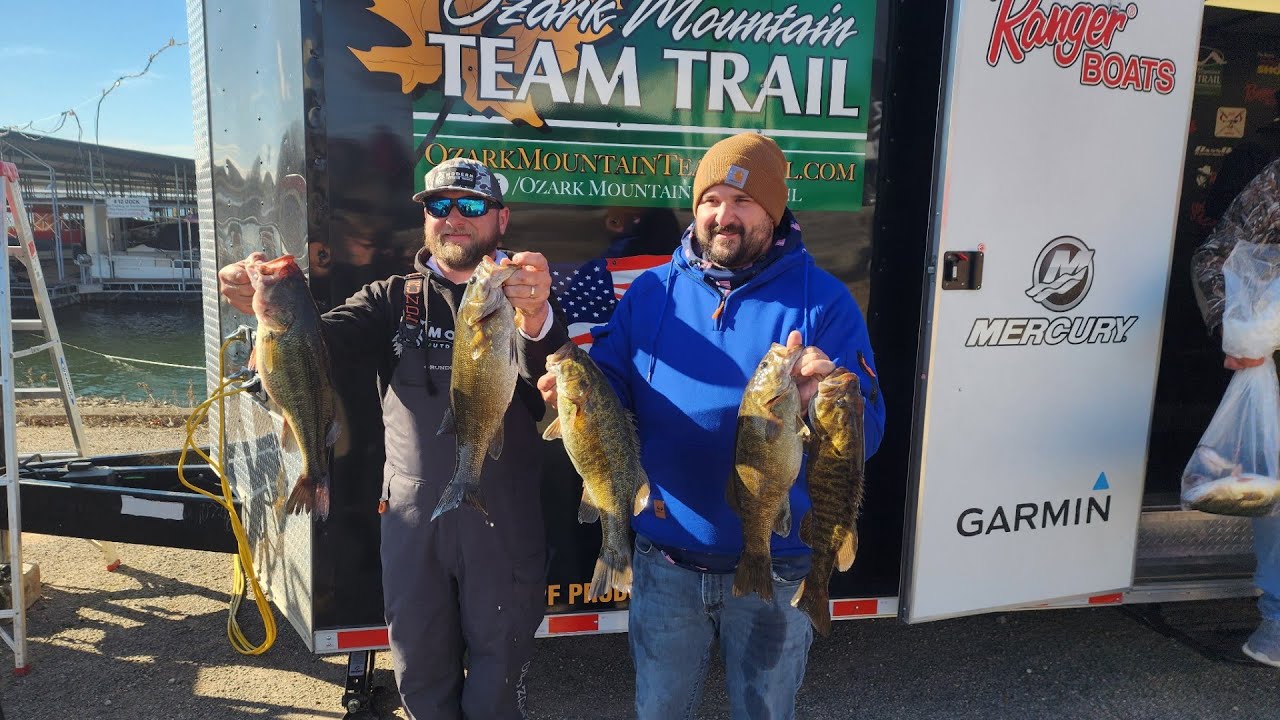 Bass Fishing Tournament Bull Shoals Lake (OMTT 3-1-25) 2 boats top 20