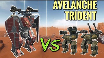 [WR] 💥 Arthur vs Avelanche | Trident | Behemoth | war robots - WR
