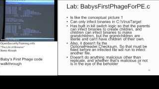 2013 Day2P32 LoB: BabysFirstPhage.c Code Walkthrough