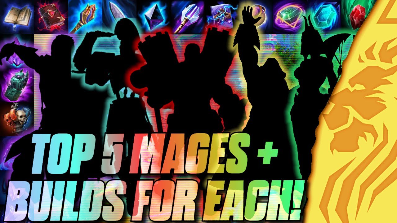 SMITE 2 TOP 5 MAGES + BUILDS FOR EACH!