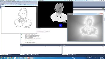 Lighting effect using Kinect SDK / OpenCV