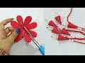 2 Beautiful wall decor ideas - Paper flower wall hanging ideas - Paper craft