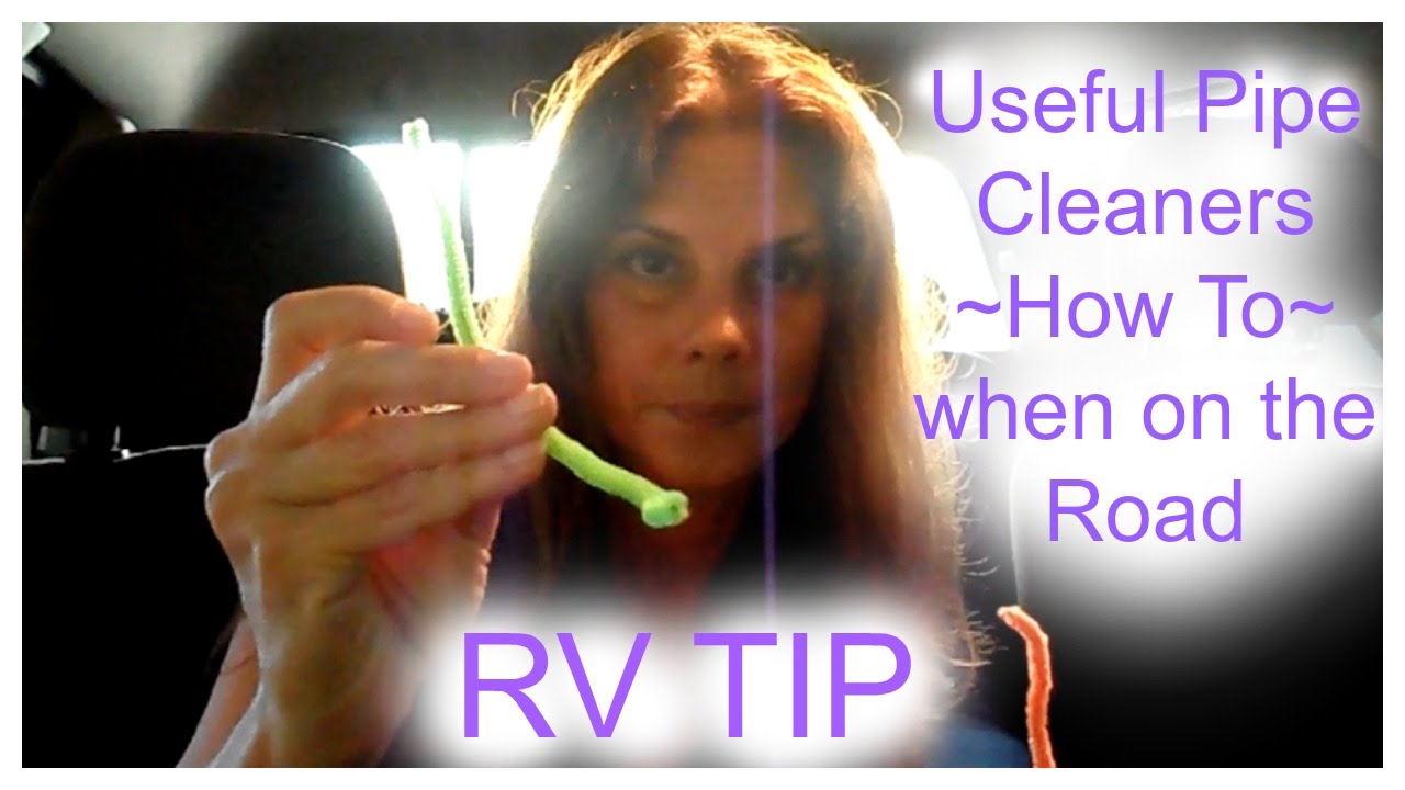 RV TIP DIY Colored Pipe Cleaners as Reminders when Traveling YouTube