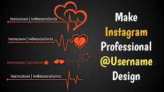 Make Professional Username Design For Instagram Quotes And Shayari Pages By Using Pixellab 2021 screenshot 1