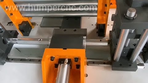 Full Automatic Pipe End Forming Hole Punching Machine Customized With Auto Loading And Unloading