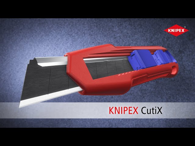 905188 KNIPEX - WERK – : Cutter universel CutiX 165 mm - KNIPEX - WERK : 90 10 165 BK