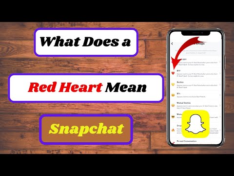 What Does The Red Heart Mean In Snapchat|Red Heart Snapchat Meaning