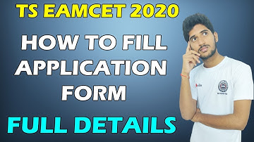 HOW TO FILL TS EAMCET 2020 APPLICATION FORM DETAILS || EAMCET 2020 || BSD TELUGU TECH