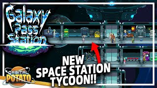 NEW Tycoon Management Game!! - Galaxy Pass Station - Colony Sim & Space Papers Please! screenshot 1